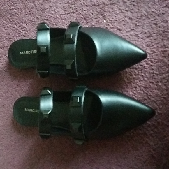 Marc Fisher Searli Mule black shoe - Picture 2 of 6